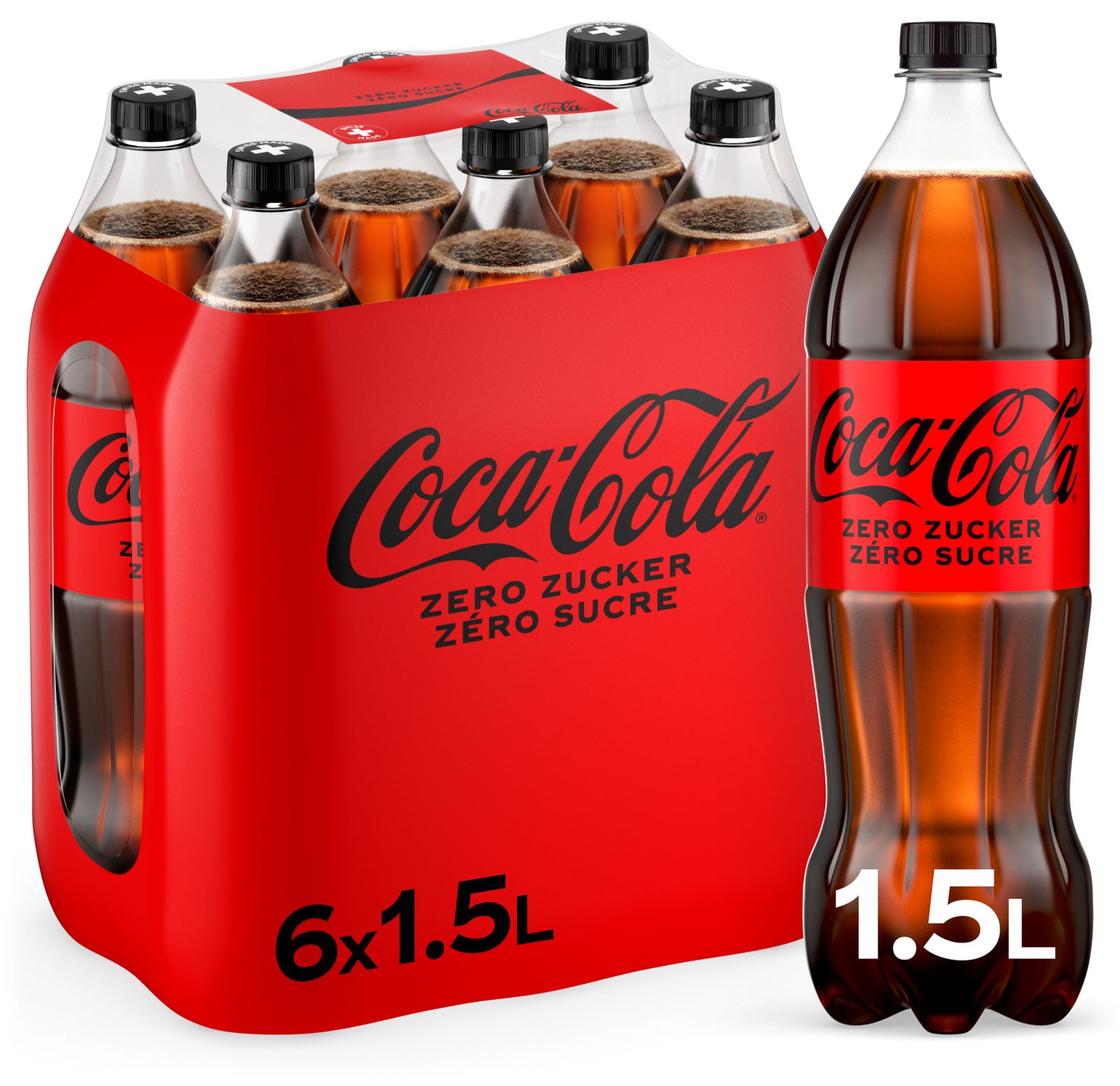 Coca Cola Zero 1.5l 6er PET Tray 
